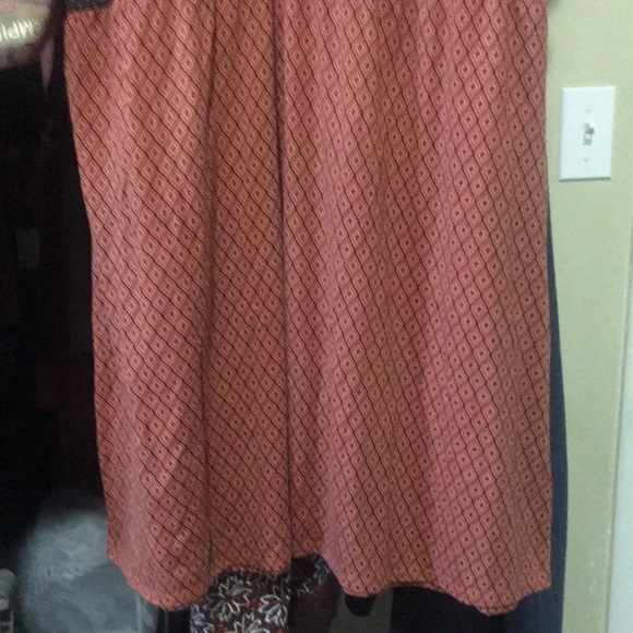 3xl orange and black pattern dress so cute so summer and spring 😊 - Picture 2 of 6